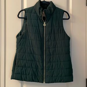 Michael Kors Green Puffer Vest